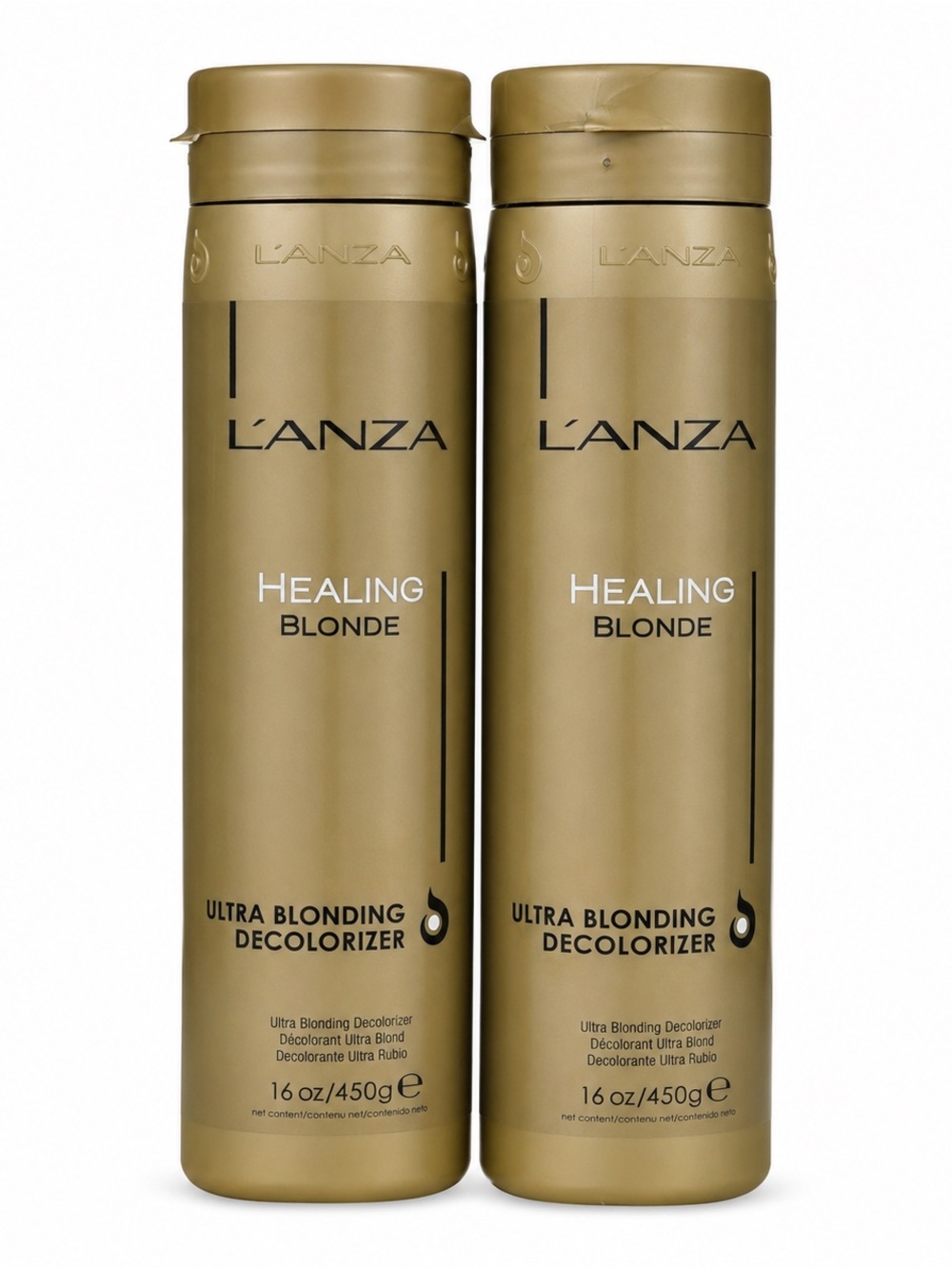 L’ANZA Healing Blonde Ultra Blonding Decolorizer 16 oz 450g Hair Lightener x2